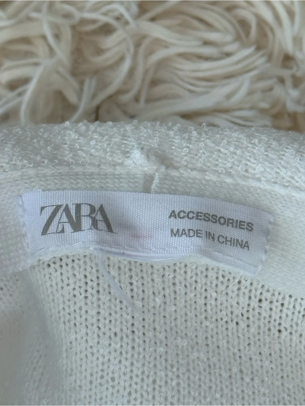 Zara Kids White Cat Fedora Hat Kitty Ears Face Embroidered Novelty Costume